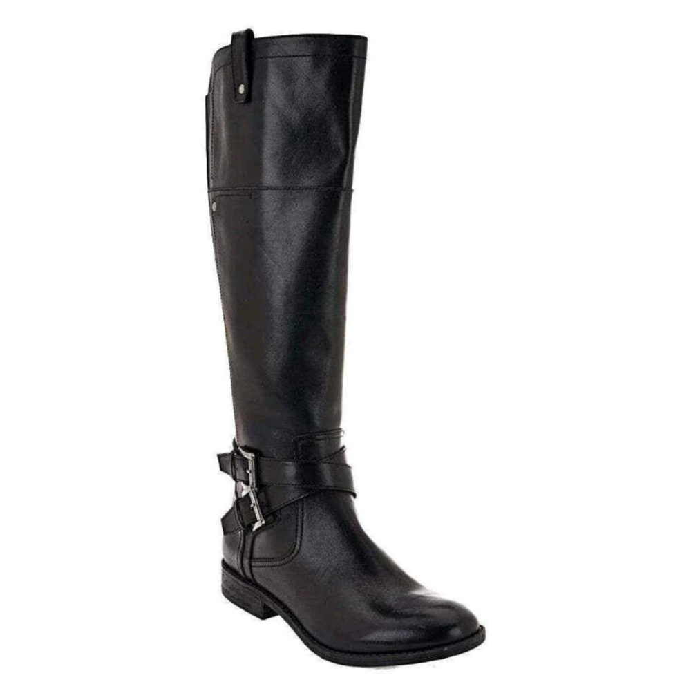 Marc Fisher Kacee Leather Riding Boots Size 7.5M